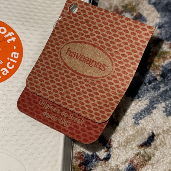 NEW Havaianas Men’s White Sandal/Shoe/Slides NWT Size Men 11/12 - Picture 9 of 14